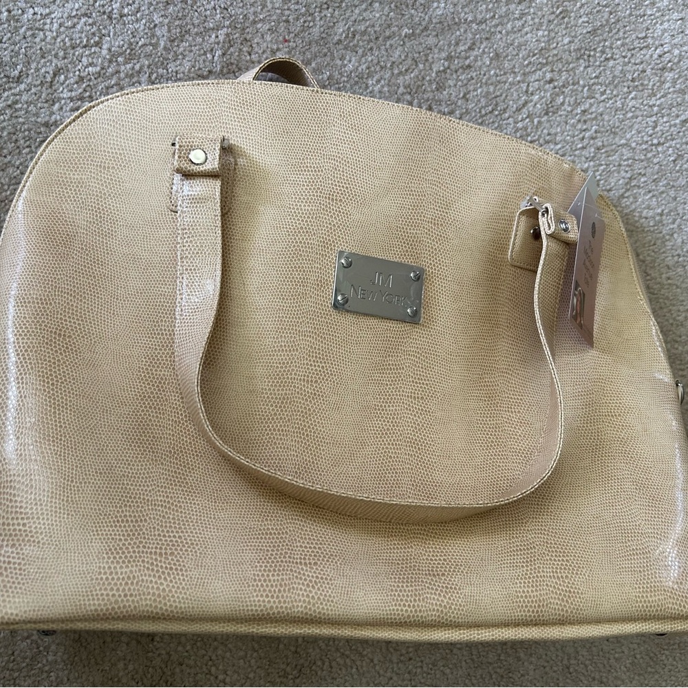 JM New York Beige Madison Avenue Tote NWT